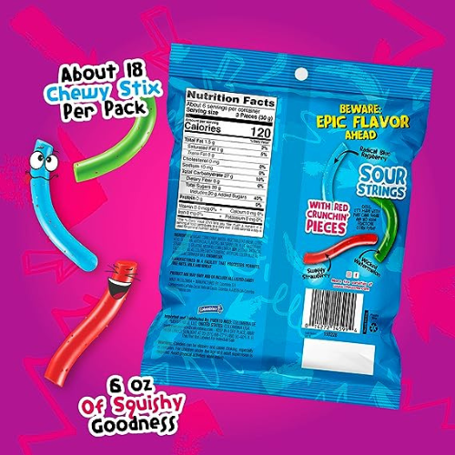 Chewy N’ Crunchy Stix | ChewzMe - 6 oz Bag 170g