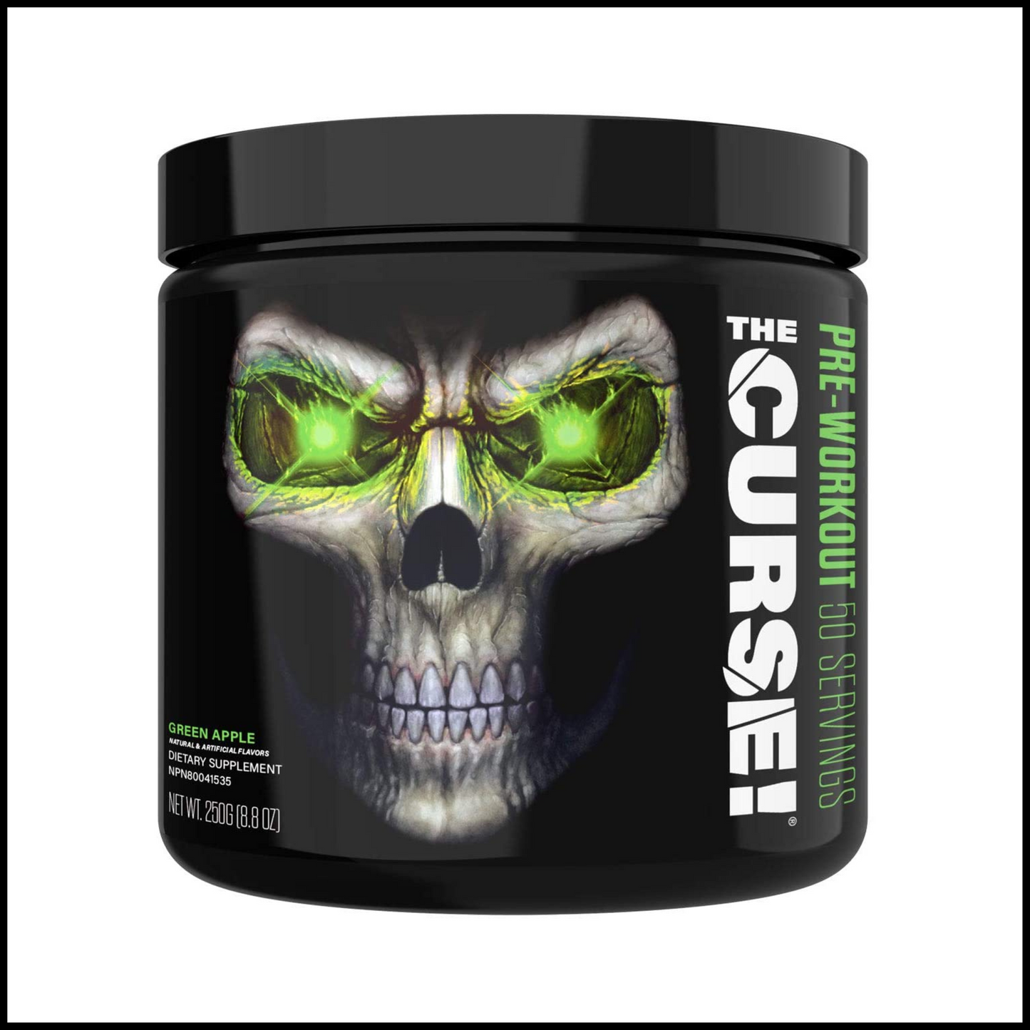 The Curse Pre Workout Supplement Men and Women | 50 Servings Green Apple
