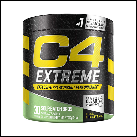 C4 Extreme Pre Workout Powder Sour Batch Bros | 30 Servings