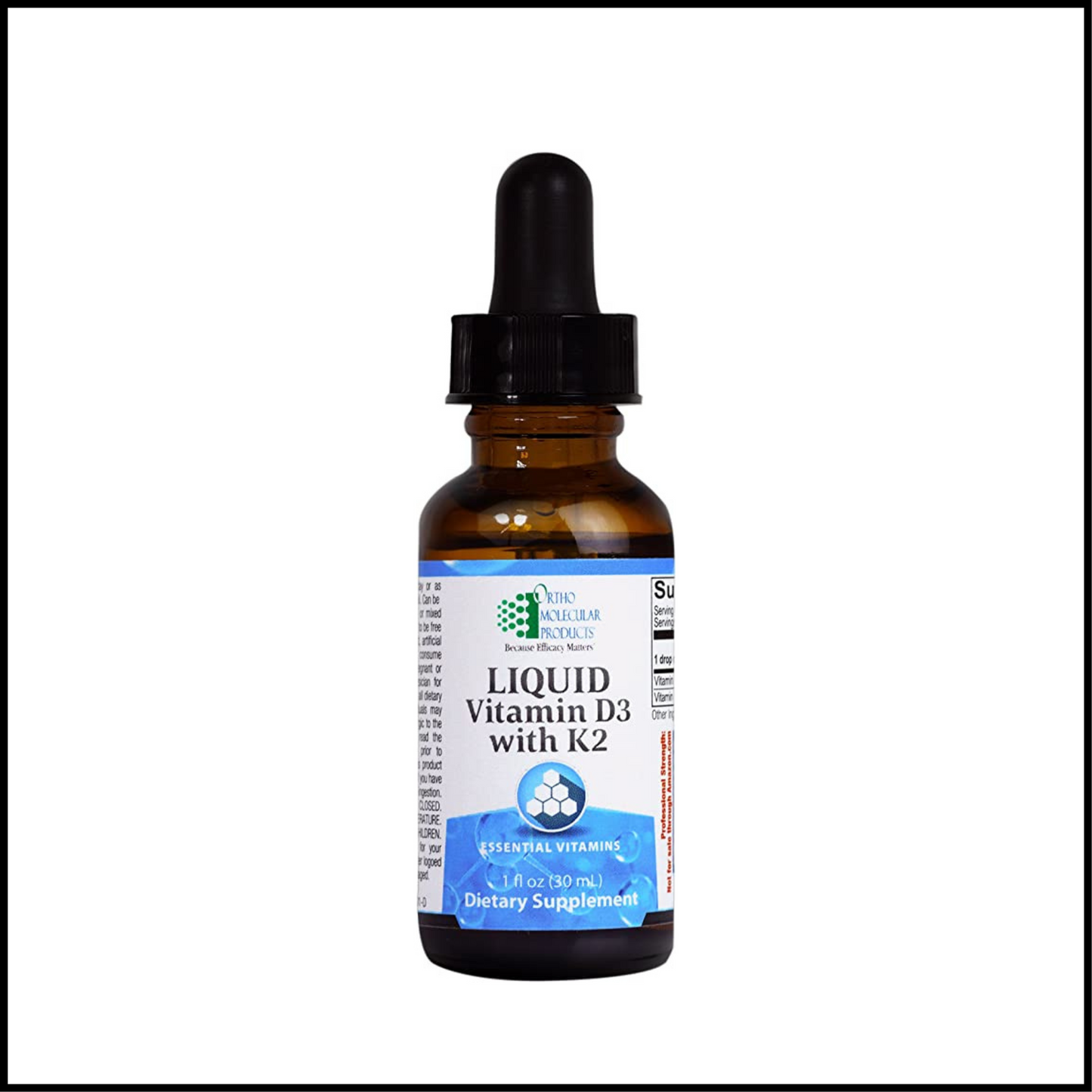 Liquid Vitamin D3 with K2 - 1oz.