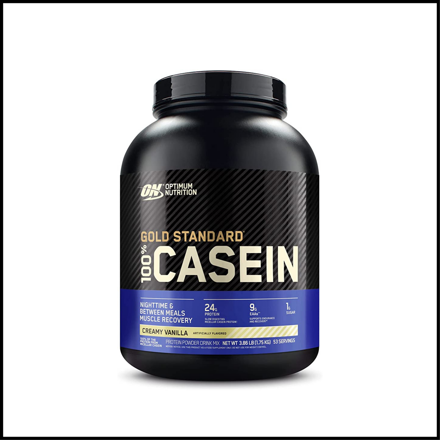 Gold Standard 100% Micellar Casein Protein Powder - Creamy Vanilla | 4 Pound