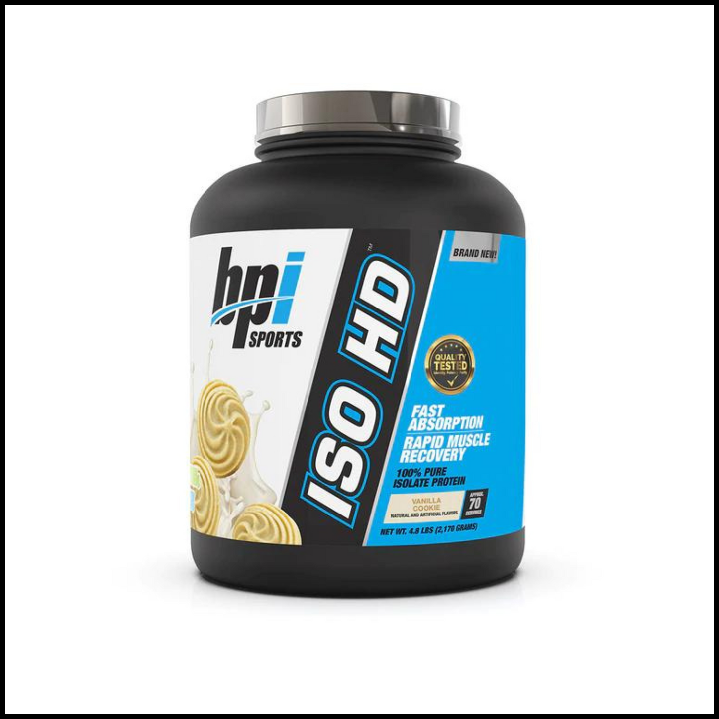 ISO HD Isolate Protein Vanilla Cookie | 4.9 LB