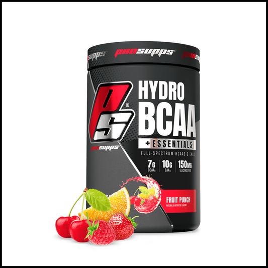 HydroBCAA + Essentials 30 Fruit Punch | 30 Servings