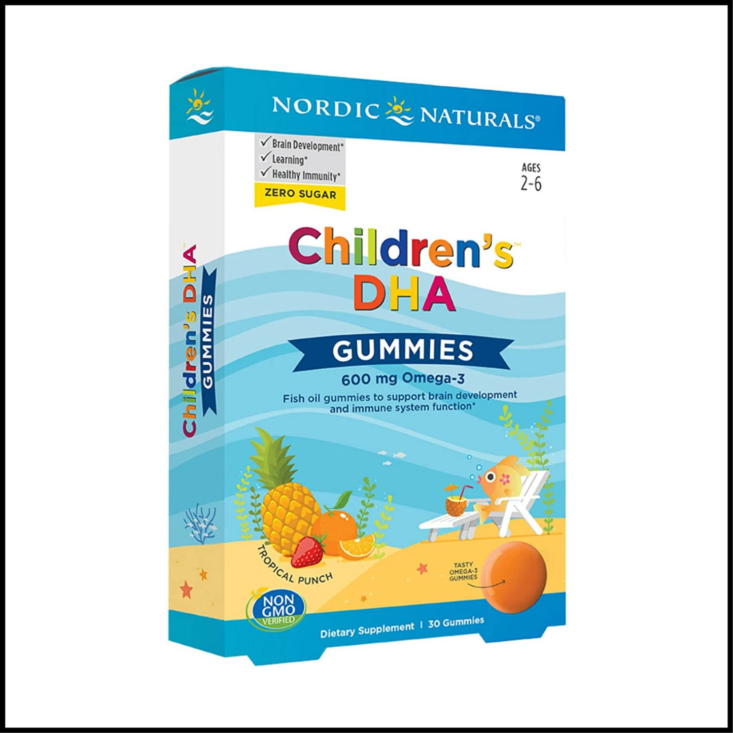 Children’s DHA Gummies Tropical Punch | 30 Gummies