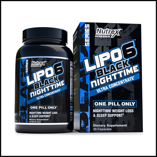Lipo 6 Black Nighttime Ultra Concentrate | 30 Capsules