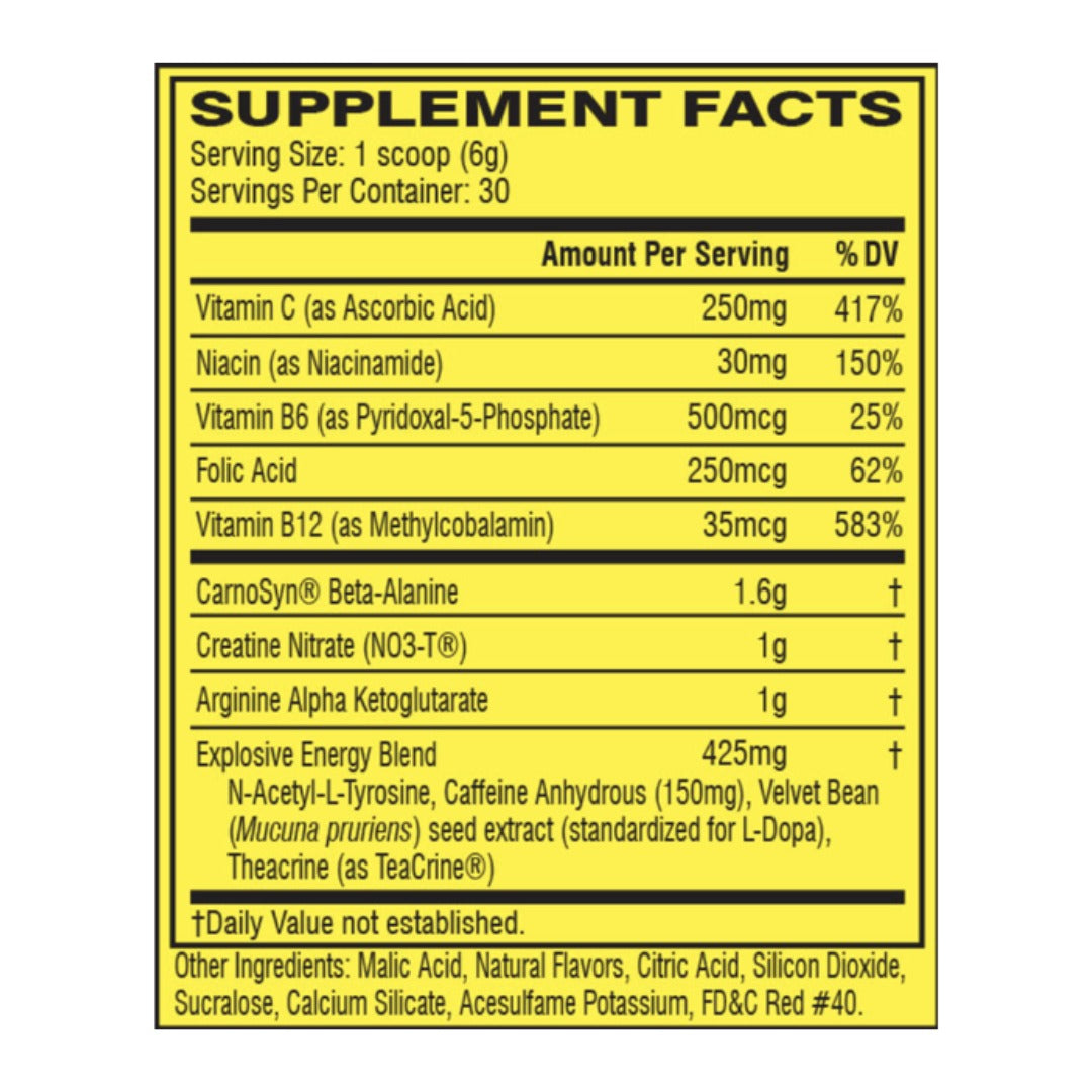 C4 Original Pre-Workout - Fruit Punch - 60 Servings | Cellucor