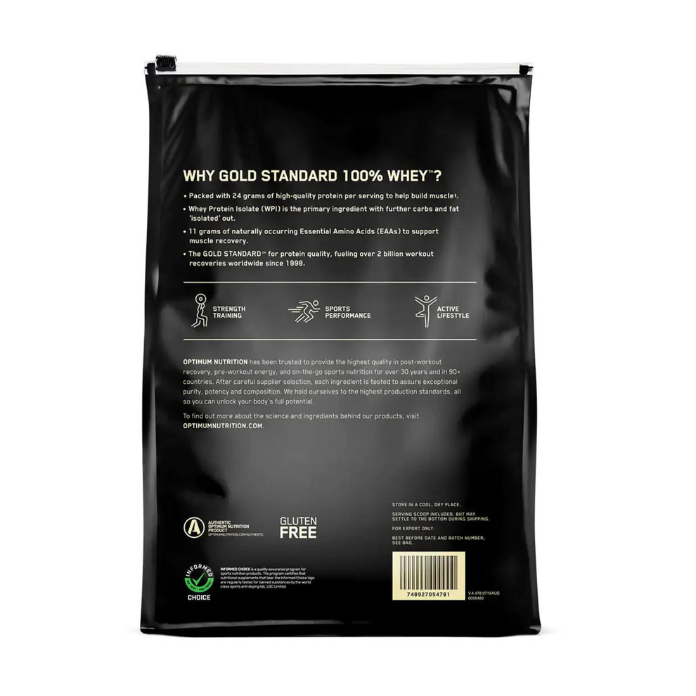 Optimum Nutrition 100% Whey Gold Standard | Vanilla Ice Cream 10LBS ...