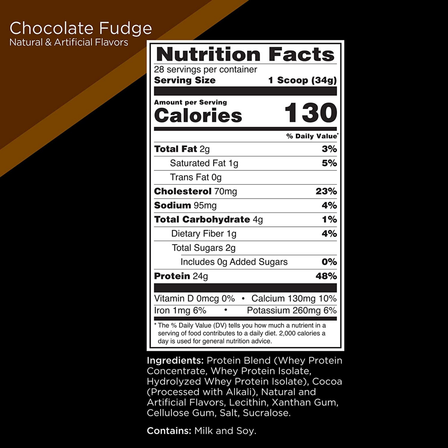 R1 Whey Blend 100% Whey Protein | Chocolate Fudge 2lbs.