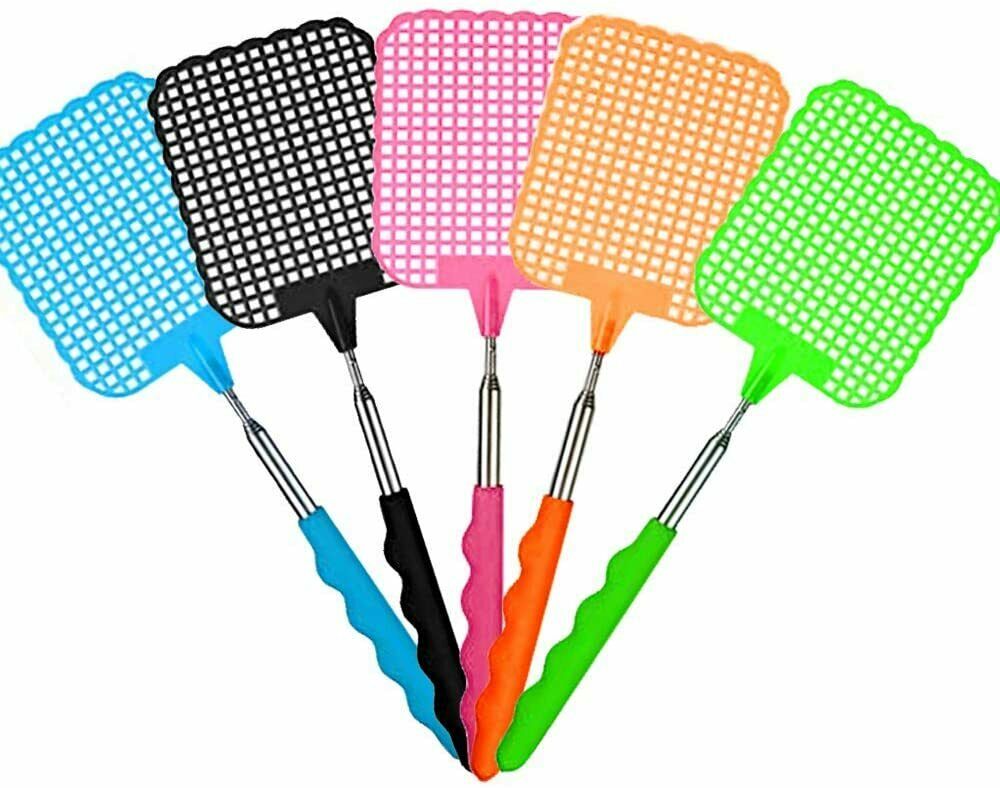 Kensizer Plastic Fly Swatters Heavy Duty | 5 Pack