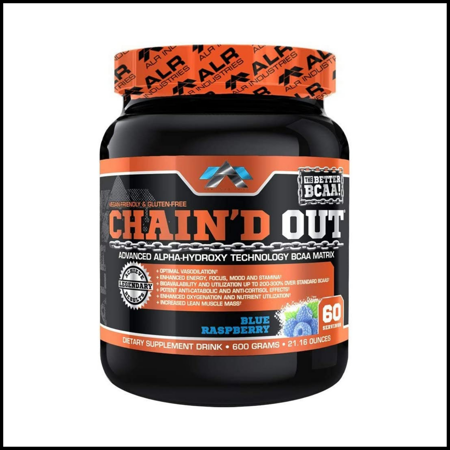 Chain'd Out Advanced Alpha-Hydroxy Technology BCAA Matrix Blue Raspberry | 60 Servings