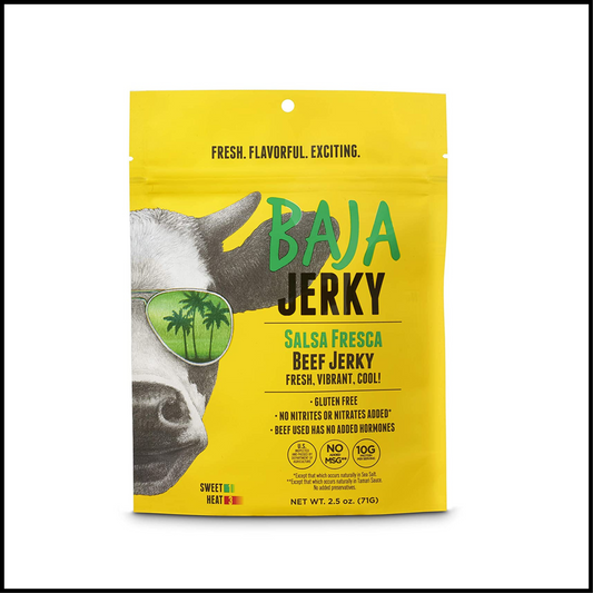 100% All Natural Beef Jerky Salsa Fresca | 2.5 oz Bag - Pack of 3