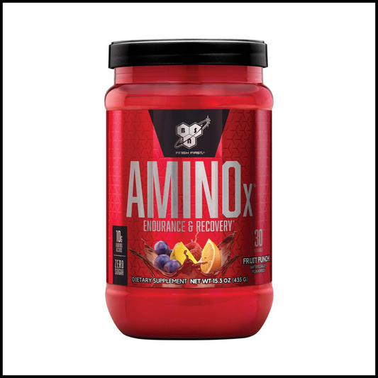 Amino X Muscle Recovery & Endurance Powder with BCAAs | 10 Grams of Amino Acids | 30 Servings