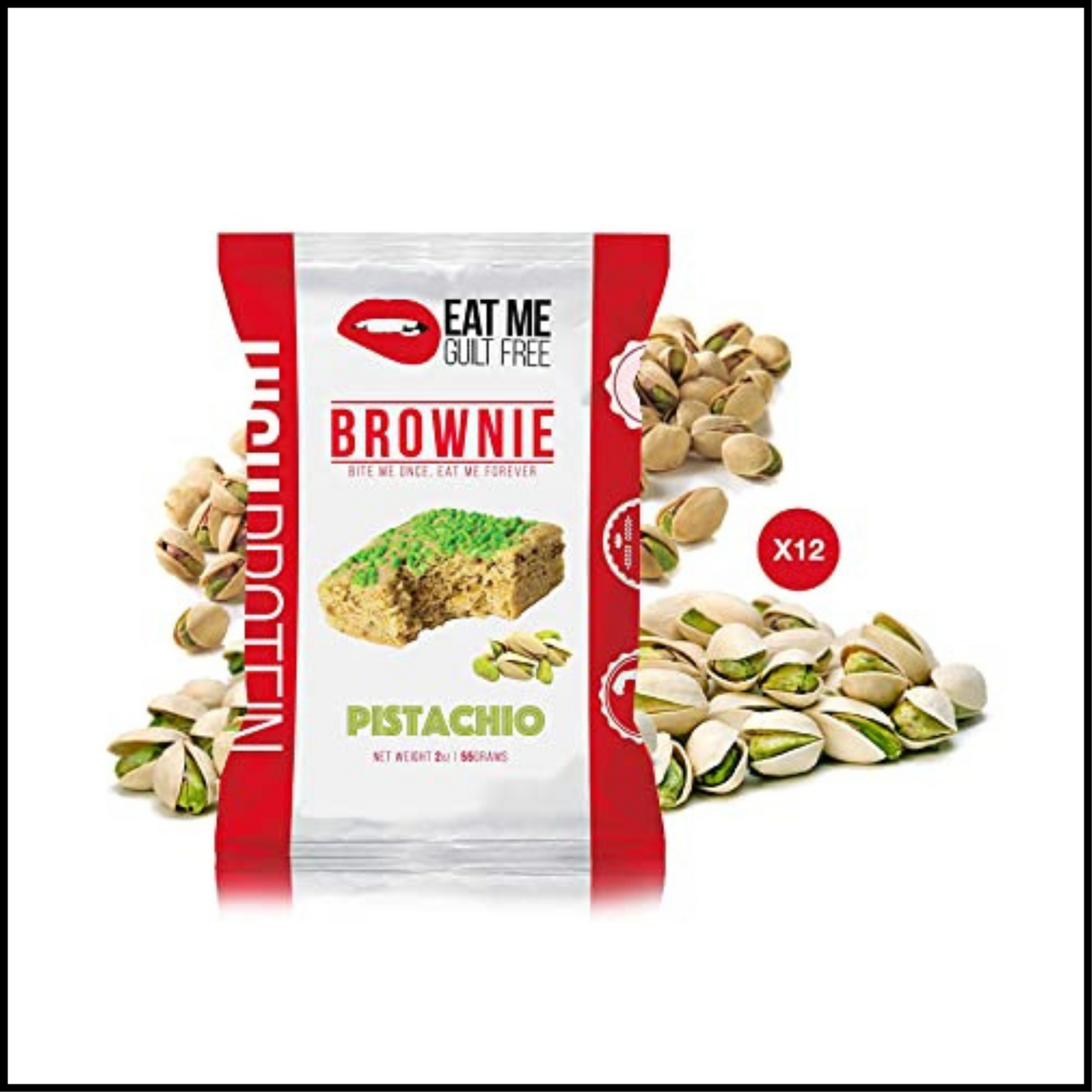 Protein Brownie Pistachio | 12 Count