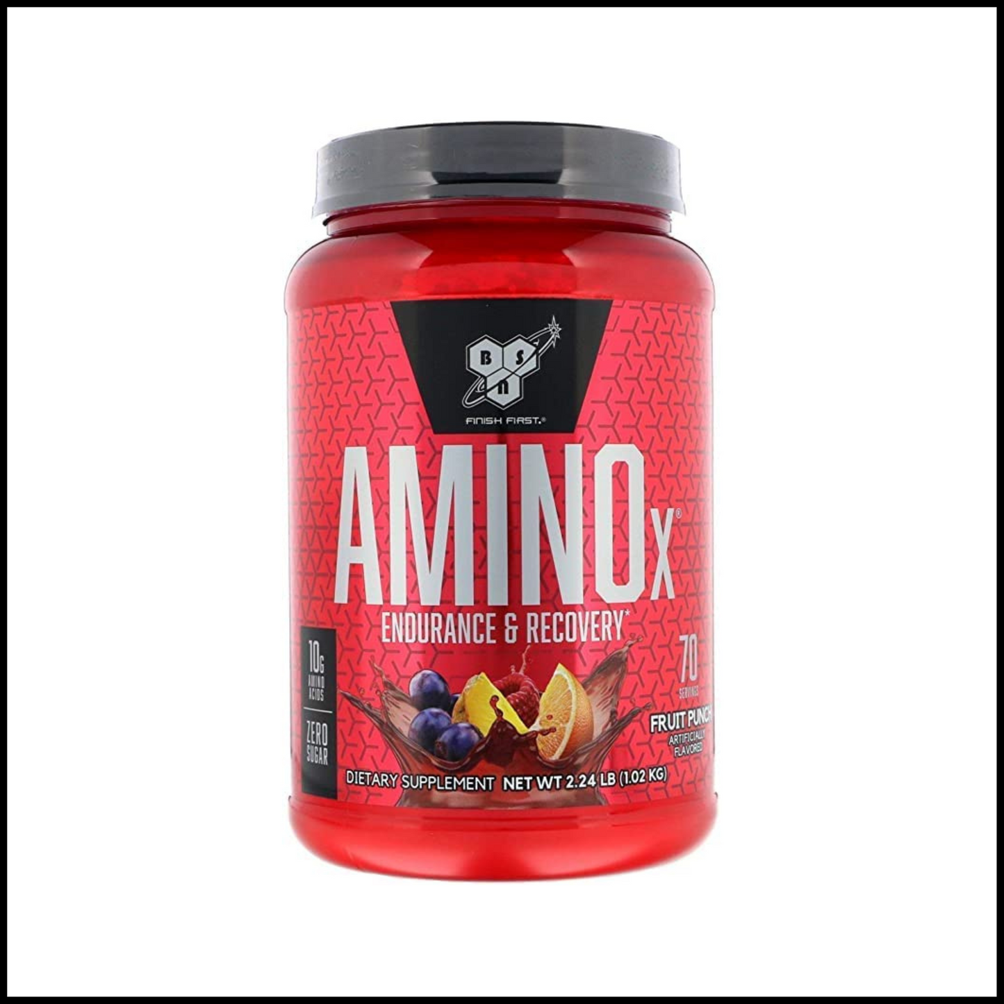 Amino X Muscle Recovery & Endurance Powder with BCAAs | 70 servings Fruit Punch