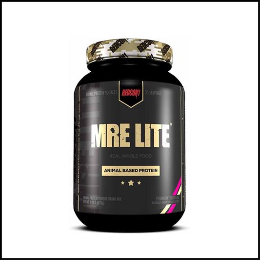 MRE Lite Protein Powder -  Animal Based Protein - Strawberry Shortcake | 30 Servings,