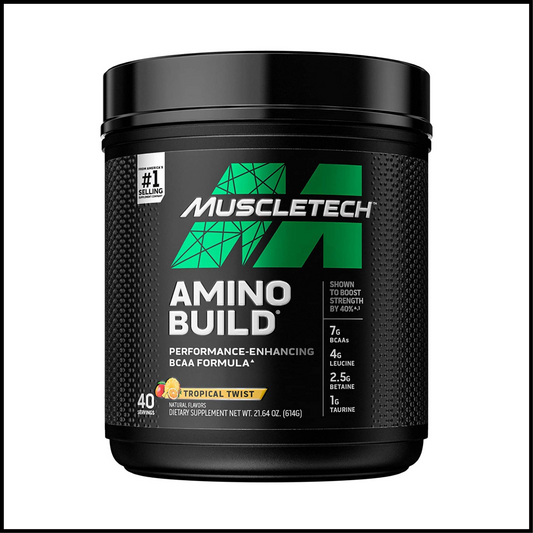 Amino Build Performance-Enhancing BCAA Formula Tropical Twist | 40 Servings