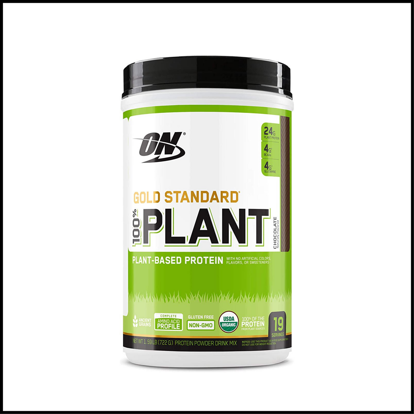 Gold Standard 100% Plant Based Protein Powder, Vitamin C for Immune Support - Chocolate | 1.59 Pound