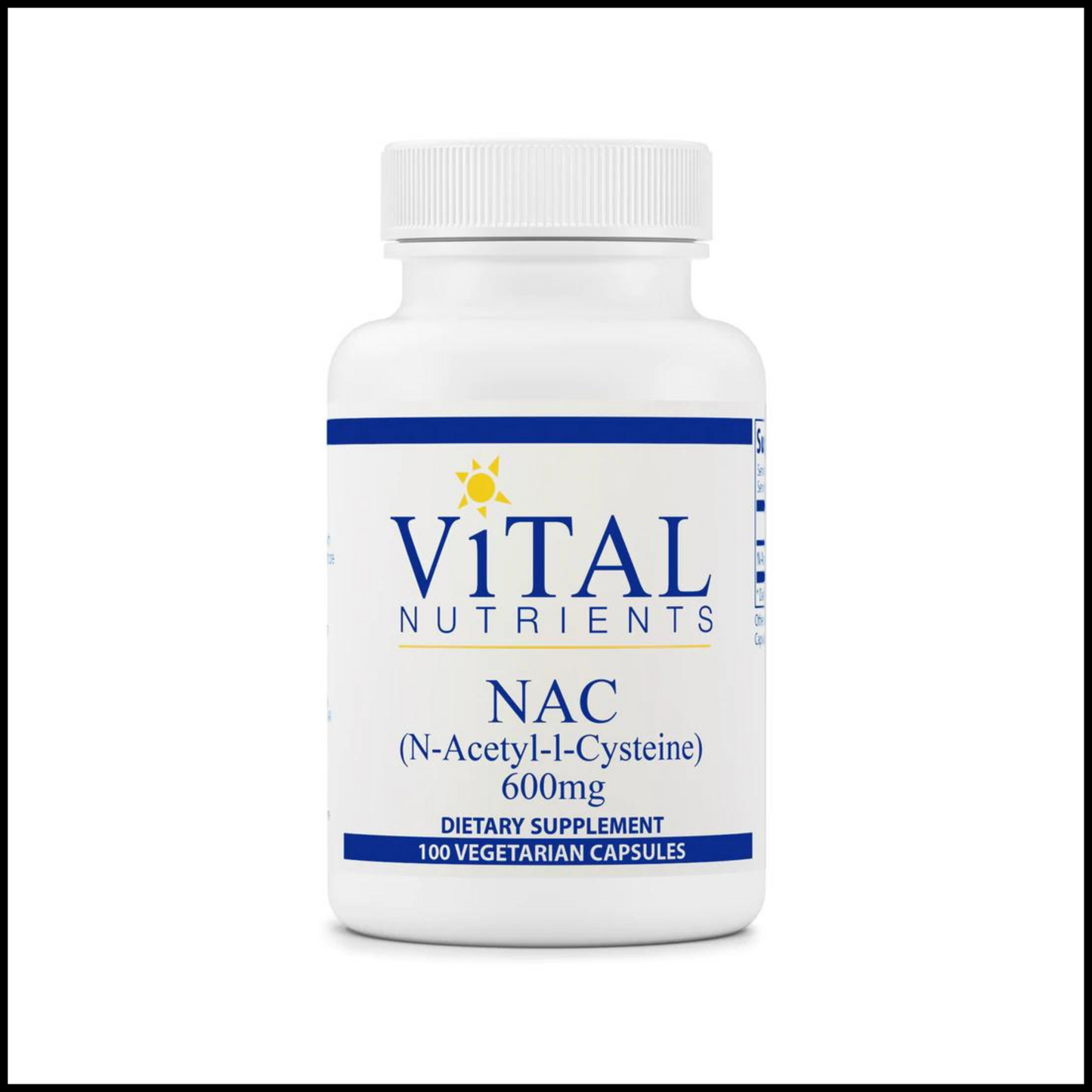 NAC (N-Acetyl Cysteine) 600mg | 100 Capsules