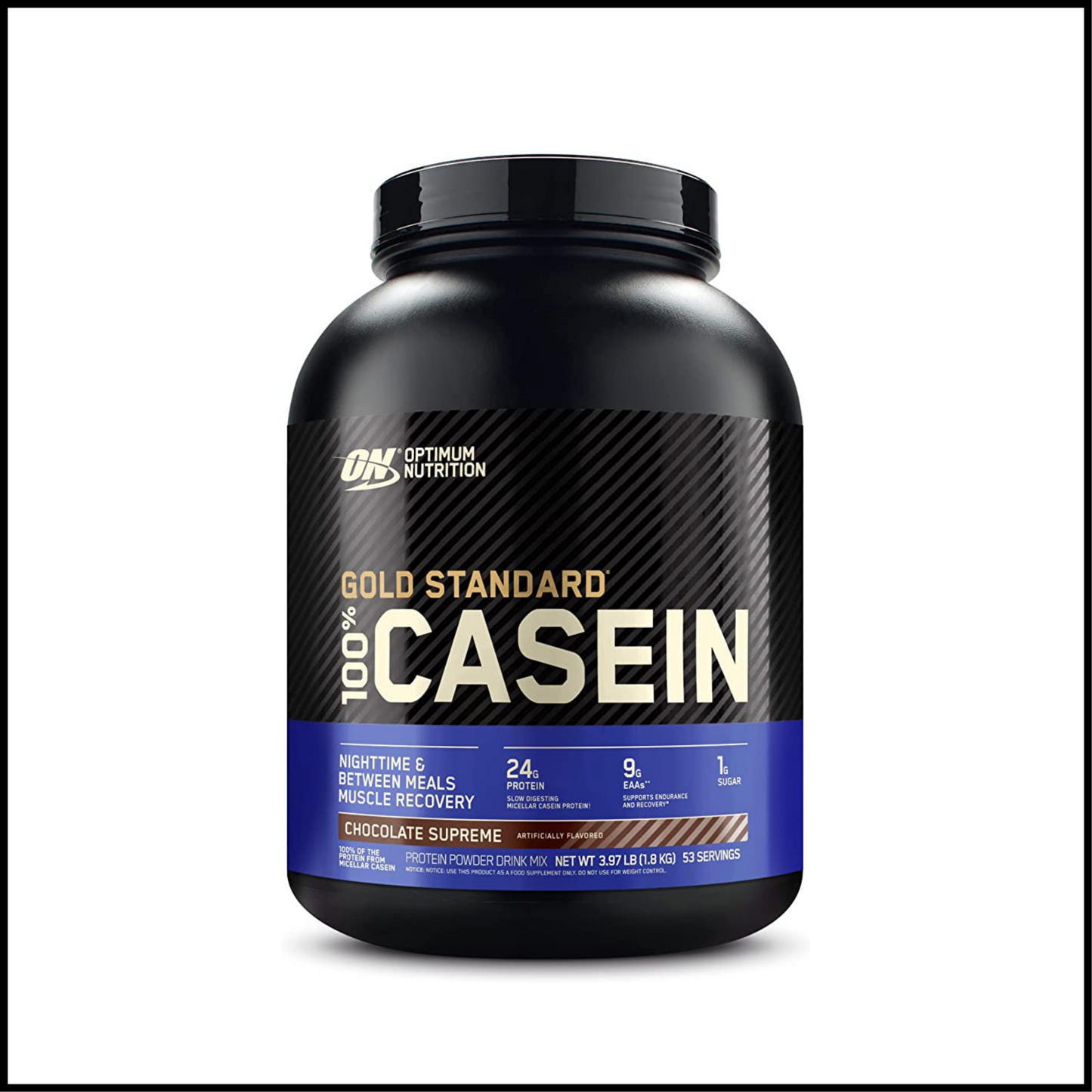 Gold Standard 100% Micellar Casein Protein Powder - Chocolate Supreme | 4 Pound