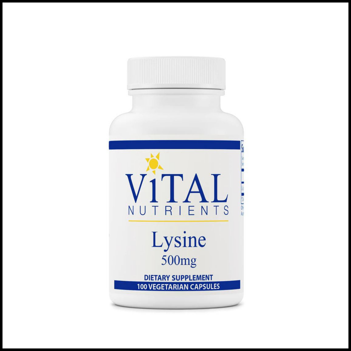 Lysine 500mg | 100 Capsules
