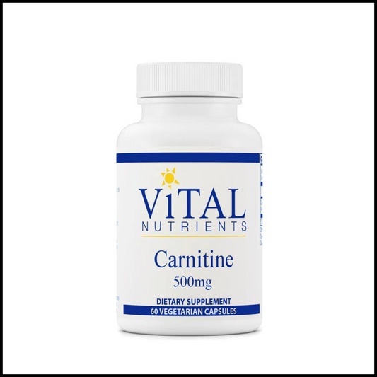 Carnitine 500mg | 60 Capsules