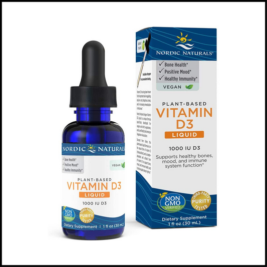 lant-Based Vitamin D3 Liquid | 1fl oz (30ml)