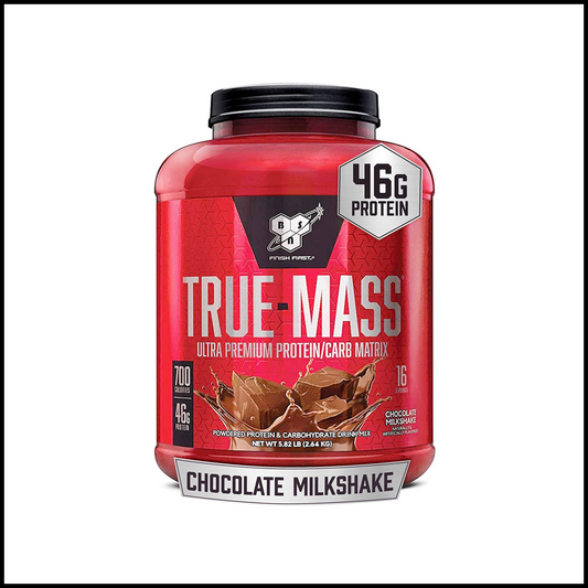 True-Mass Weight Gainer Chocolate Milkshake | 5.82 Pound 16 Servings