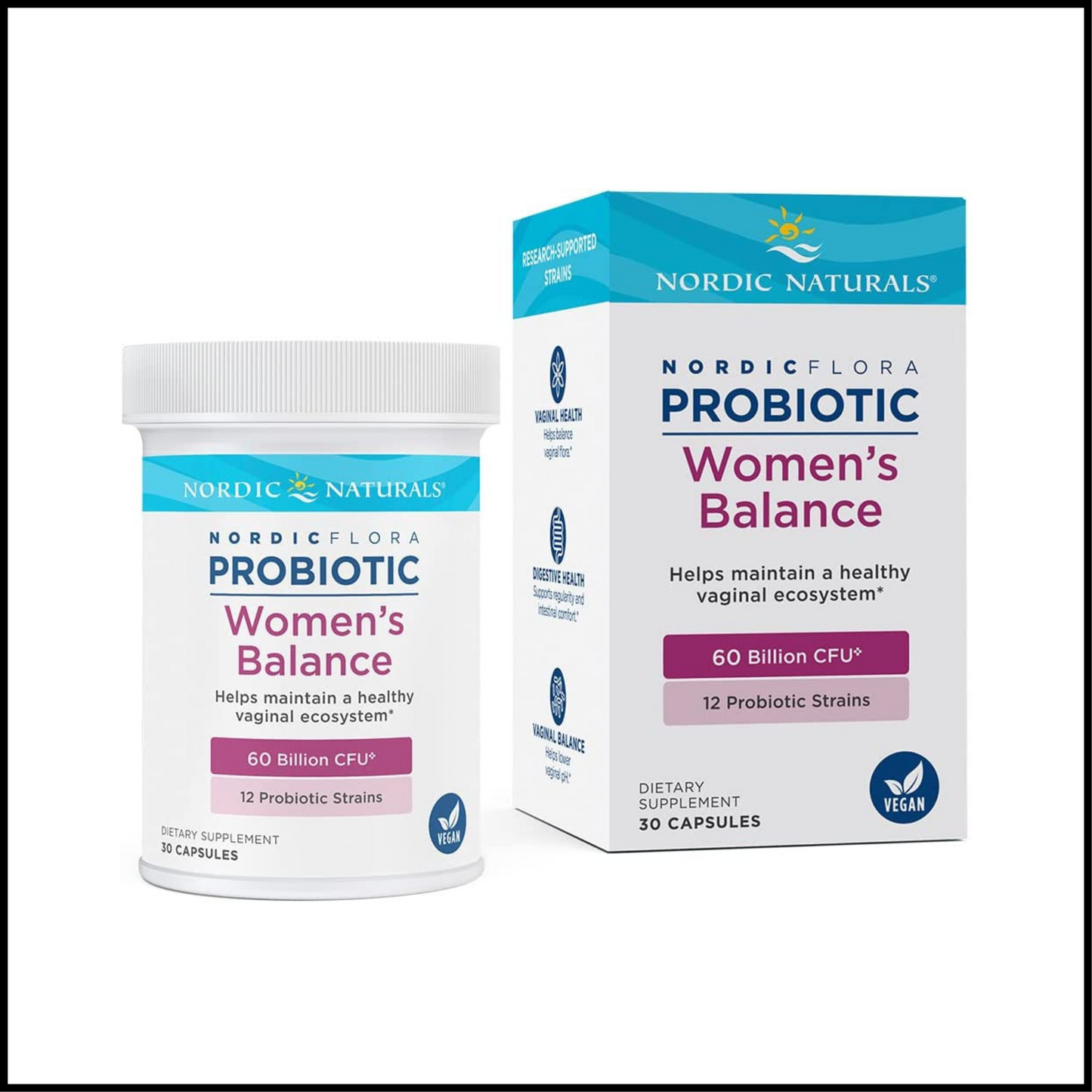 Nordic Flora Probiotic Women's Balance | 30 Capsules
