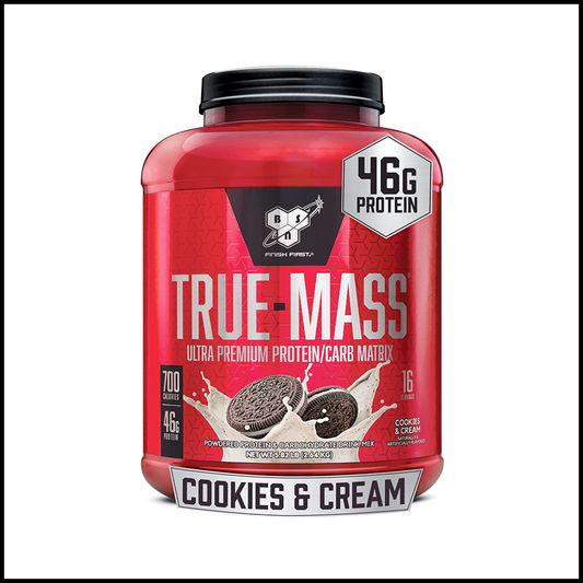 True-Mass Weight Gainer Cookies & Cream | 5.82 Pound 16 Servings