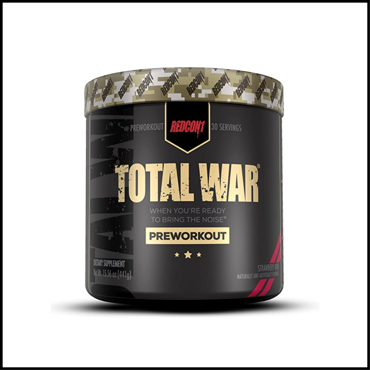 Total War Preworkout Powder - Strawberry Kiwi | 30 Servings