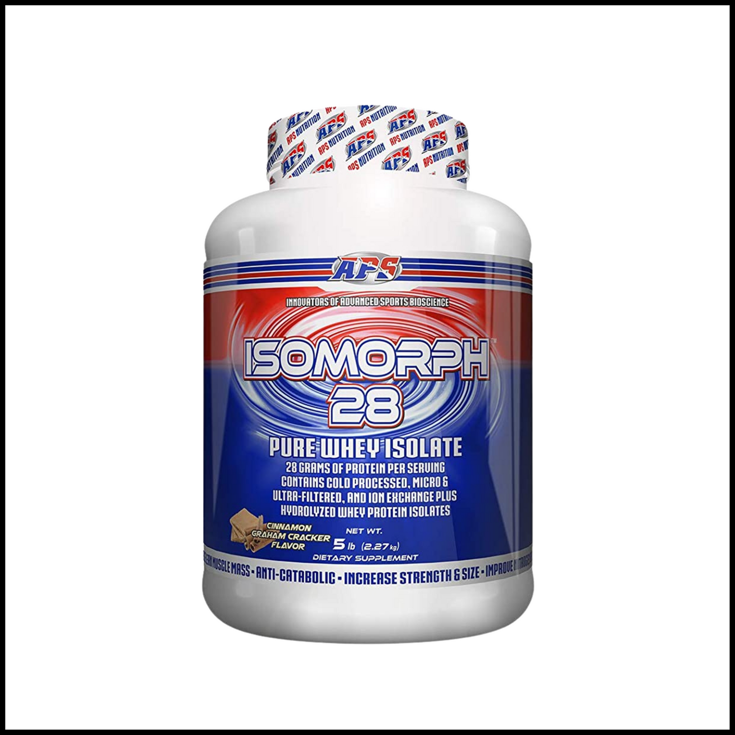 Isomorph Protein Powder Supplement 28g - Cinnamon Graham Cracker | 5 Pound