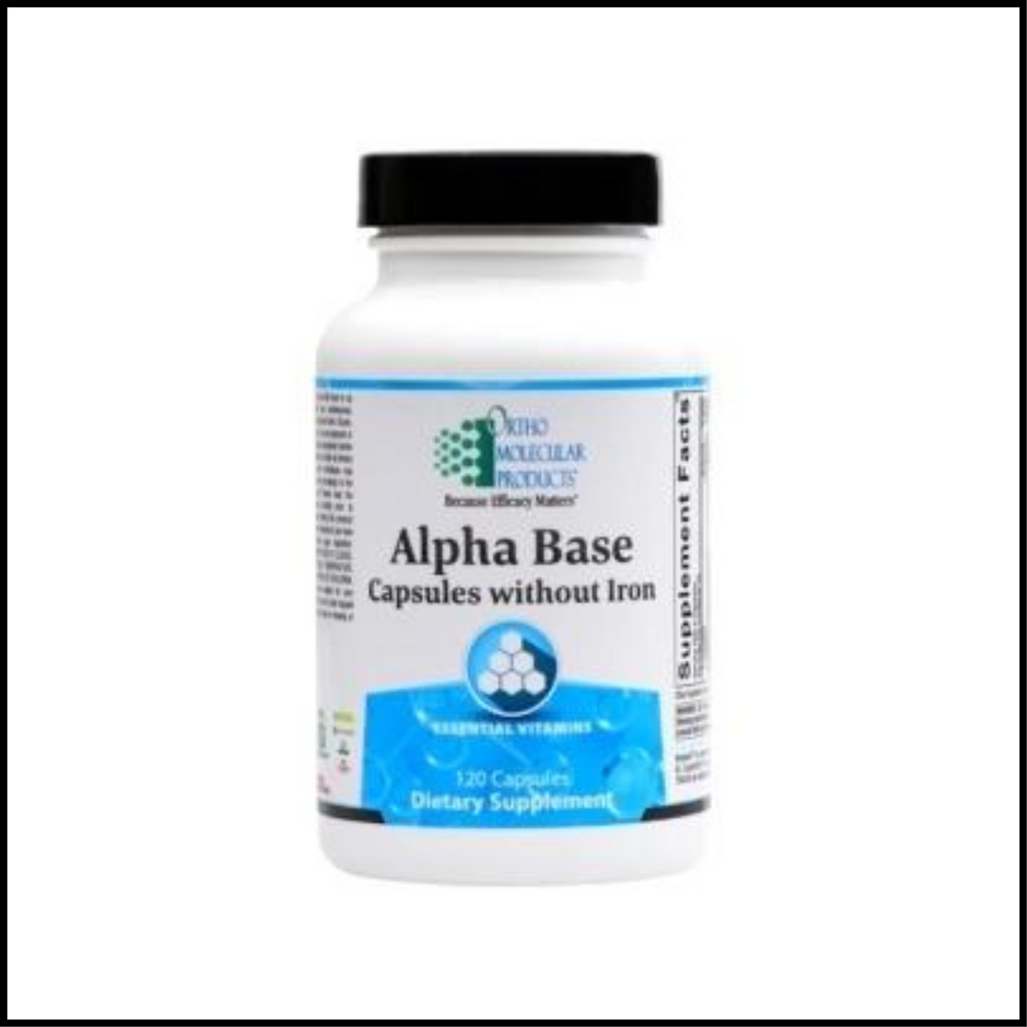 Alpha Base Caps without Iron | 120 Capsules