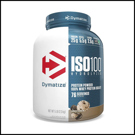 ISO100 Hydrolyzed Protein Powder, Cookies & Cream | 5 Pound