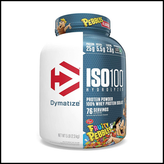 ISO100 Hydrolyzed Protein Powder 100% Whey Isolate Protein Fruity Pebbles | 76 Servings