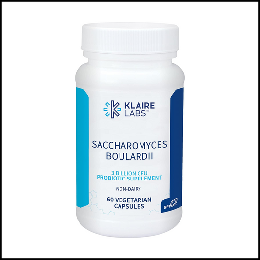 Saccharomyces Boulardii 3 Billion CFU Probiotic Supplement | 60 Vegetarian Capsules
