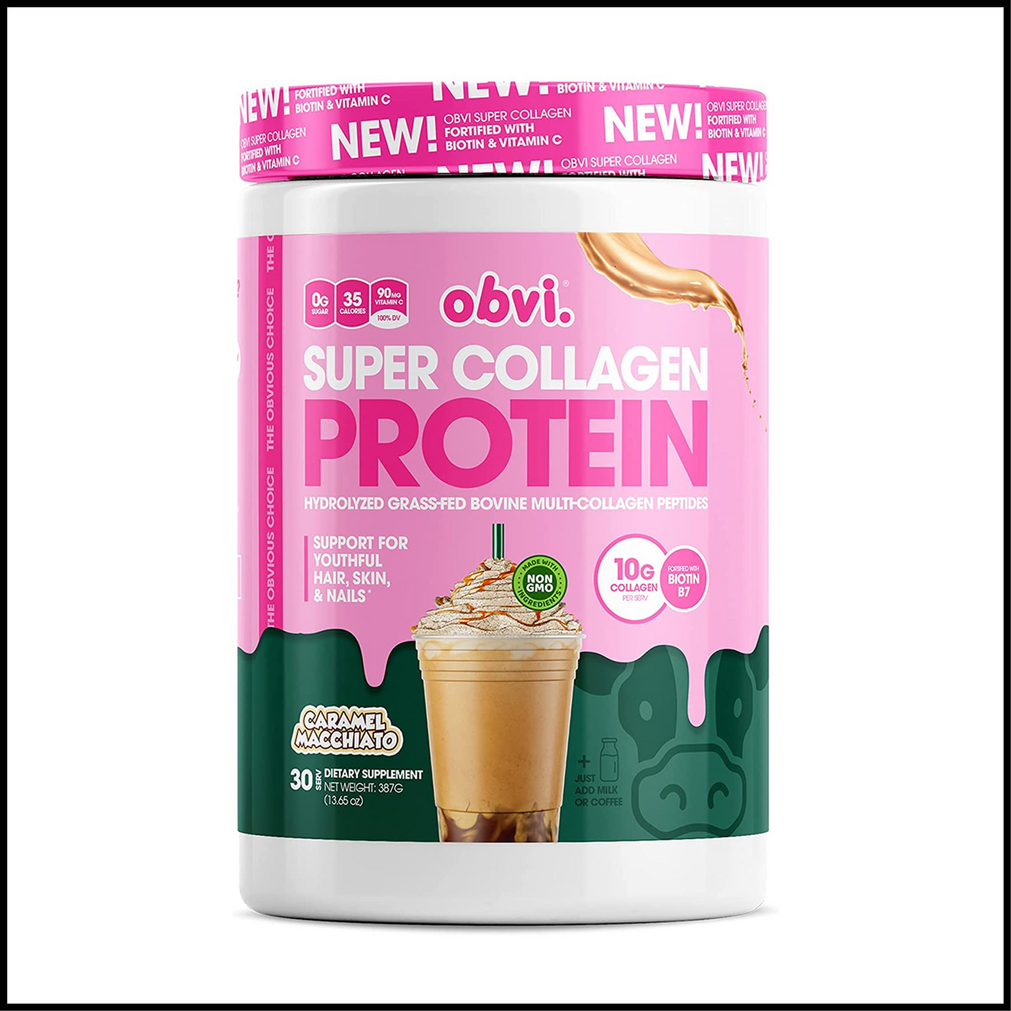 Super Collagen Protein Caramel Macchiato | 30 Servings