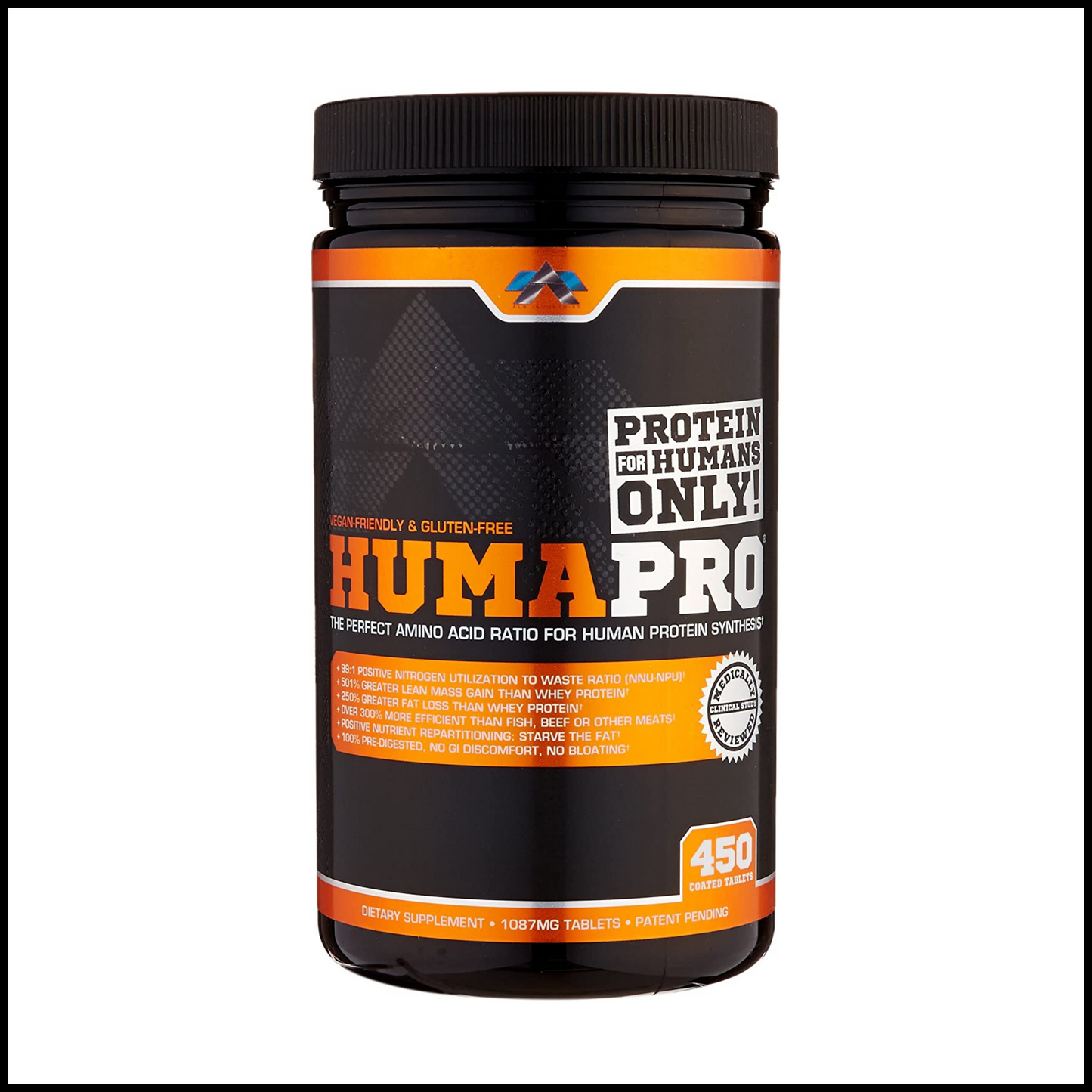 Humapro Tabs Protein Matrix Formulated for Humans | 450 Tablets