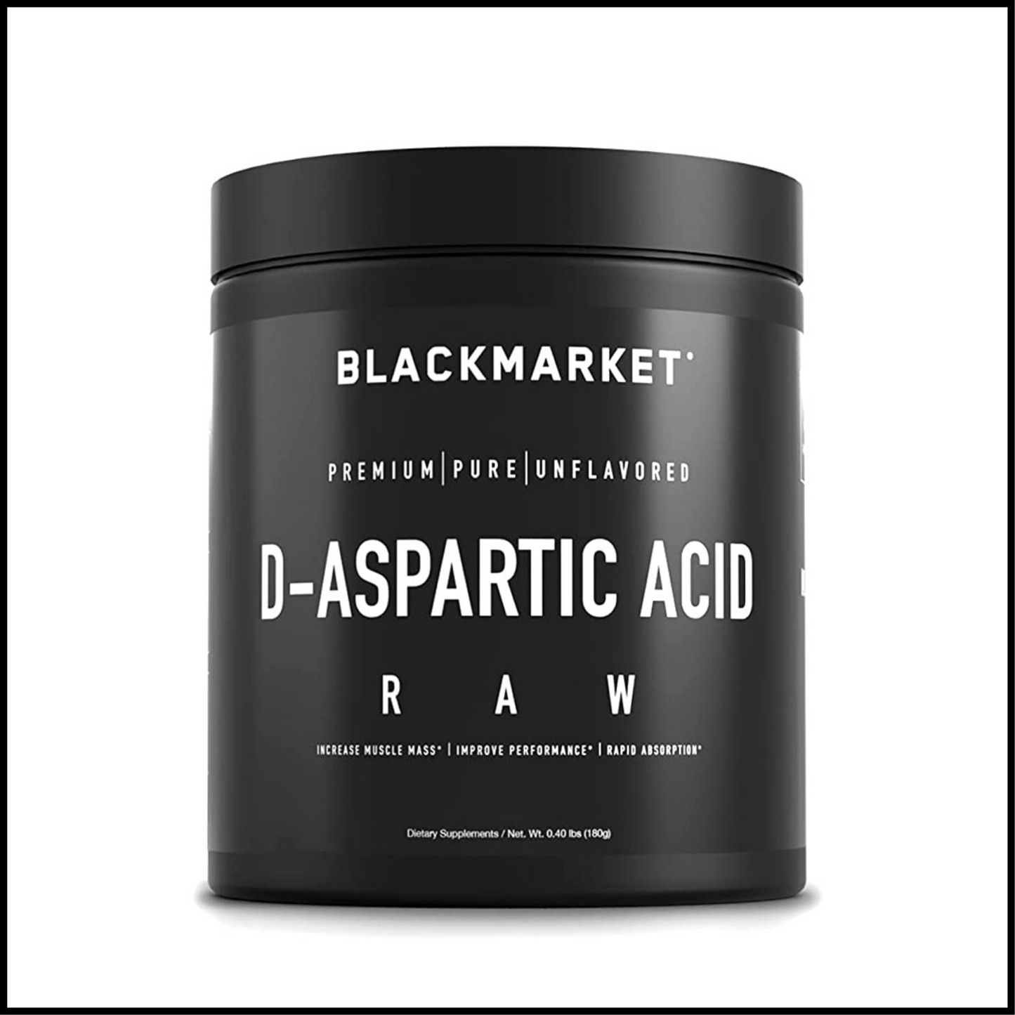 Raw D-Aspartic Acid | 180 Grams