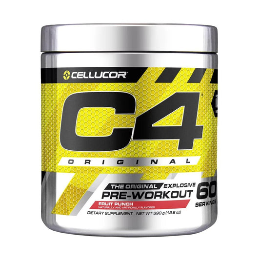 C4 Original Pre-Workout - Fruit Punch  - 60 Servings | Cellucor