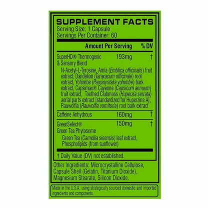 Cellucor Super HD Fat Burner | 60 Capsules